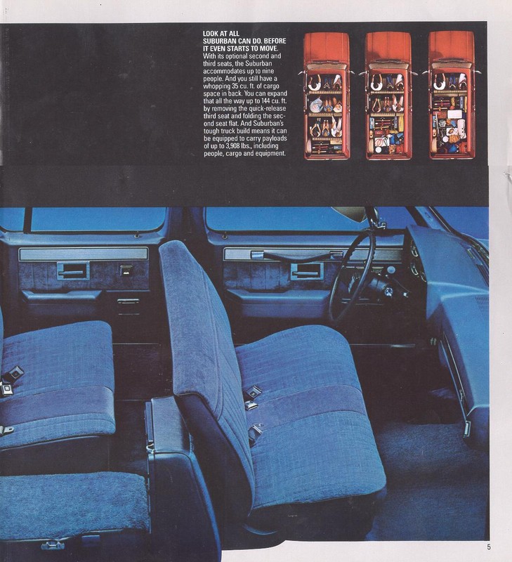 1984 Chevrolet Surburban Brochure Page 7